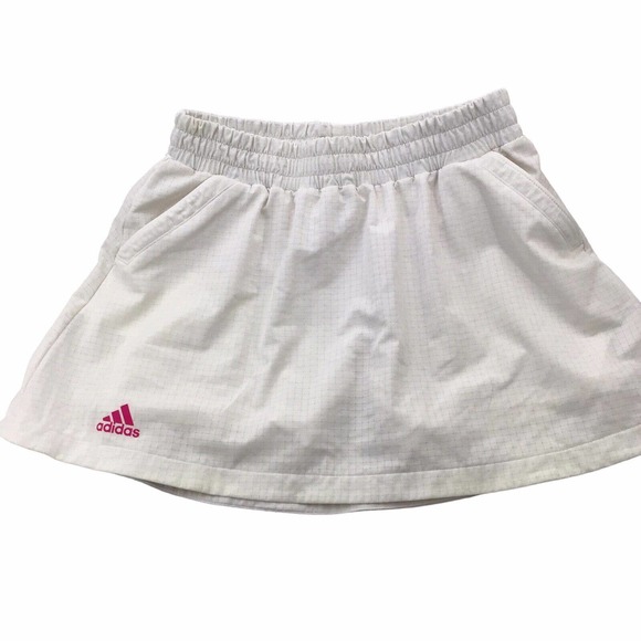 adidas Pants - Adidas Climalite Tennis Golf Spandex Skirt/ Skort Womens Size Large White